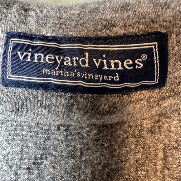 Vineyard Vines Martha’s Vineyard Shep Shirt Gray Quarter Pullover Zip XXL - Picture 8 of 8